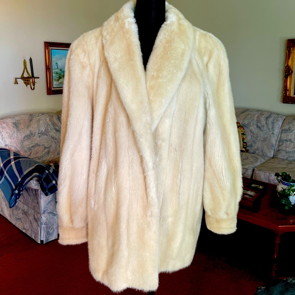 Vintage real Mink Stroller M. Leonard Furs South Bend